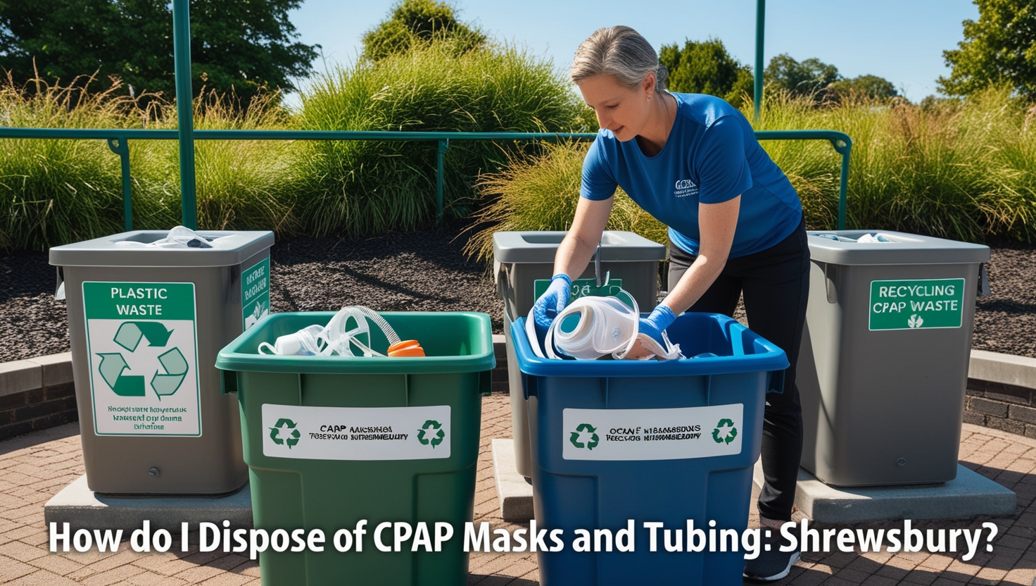 How do I dispose of CPAP masks and tubing Shrewsbury