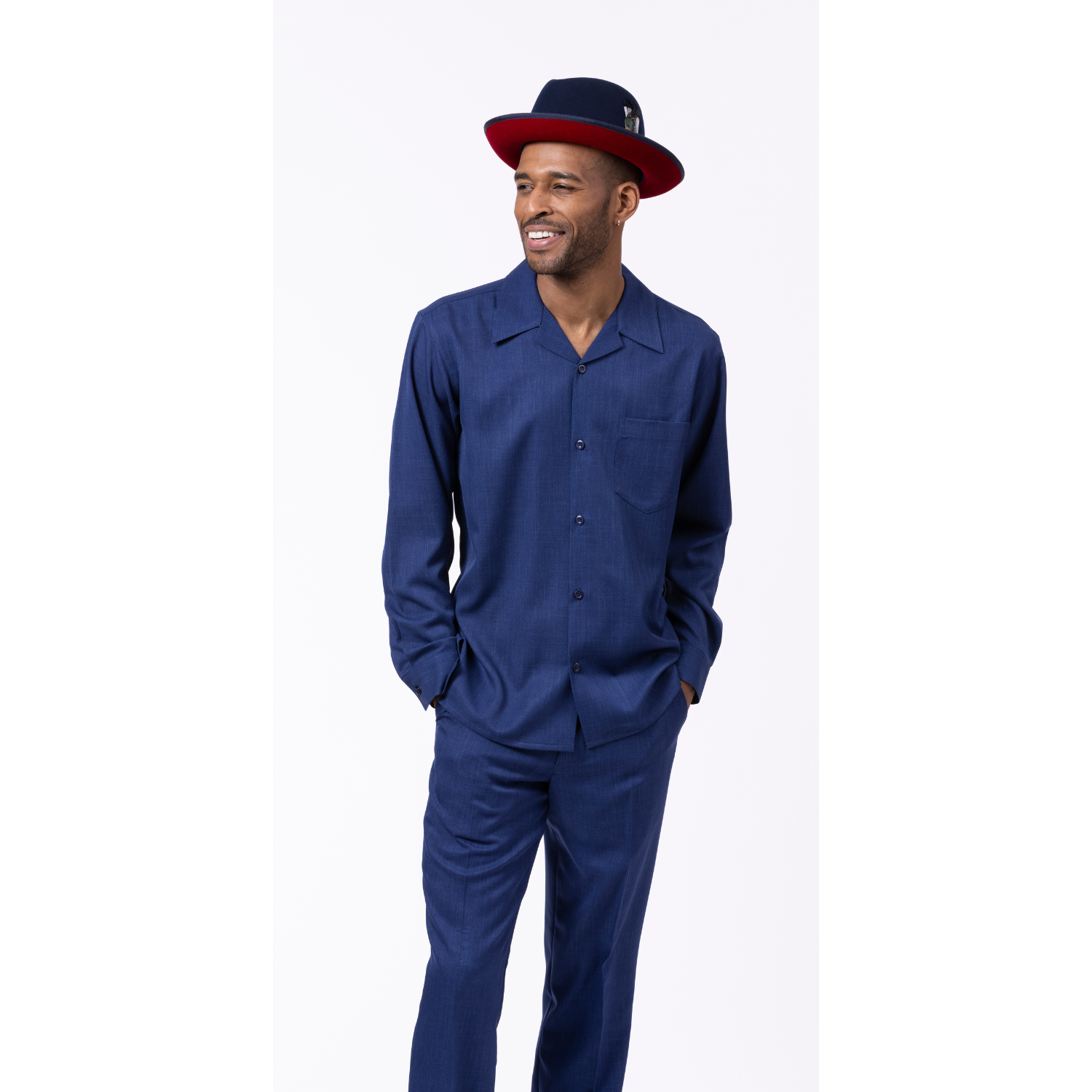 Navy Long Sleeve Walking Suit