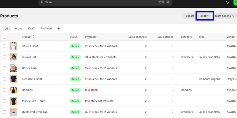 Re-import the Updated CSV File