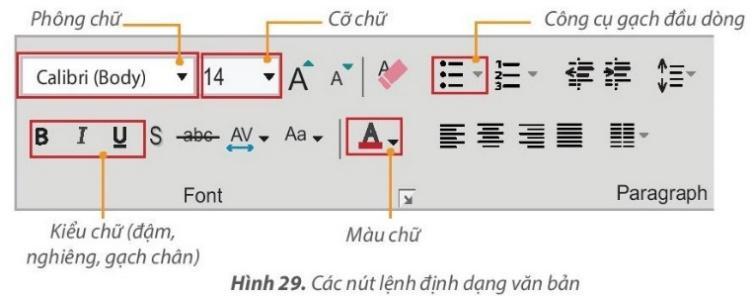 BÀI 8: ĐỊNH DẠNG VĂN BẢN TRÊN TRANG CHIẾU