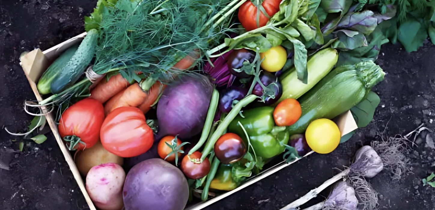 Panier de fruits et de légumes du moi de mai