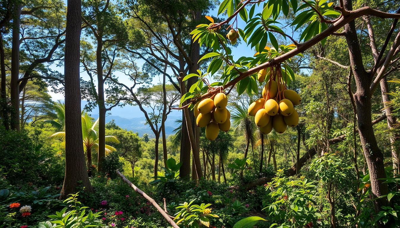 distribuição natural da Acnistus arborescens na Mata Atlântica