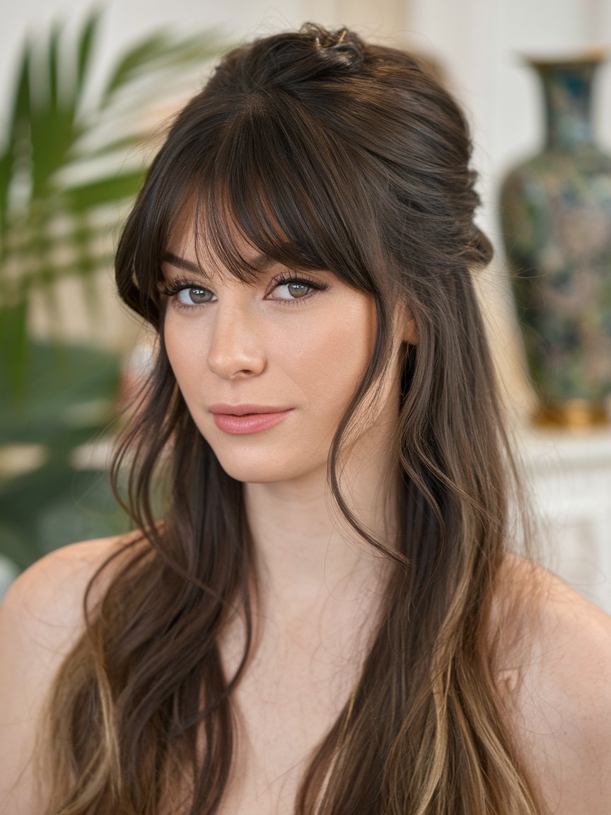 34. Styling and Maintaining Bangs for Longevity