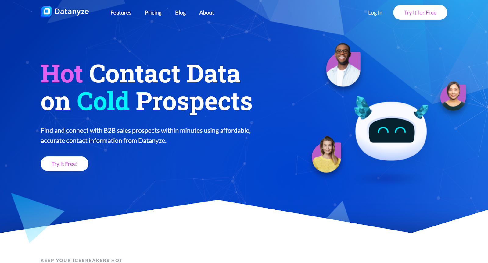 Datanyze Landing Page