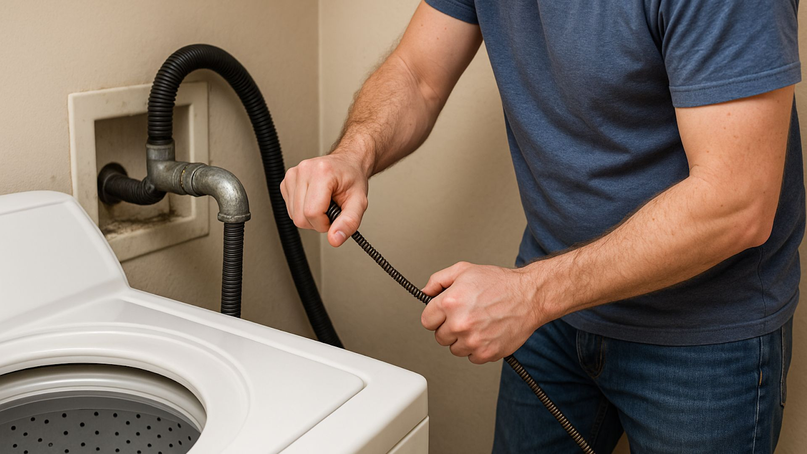 Unclog a Washing Machine Drain Pipe