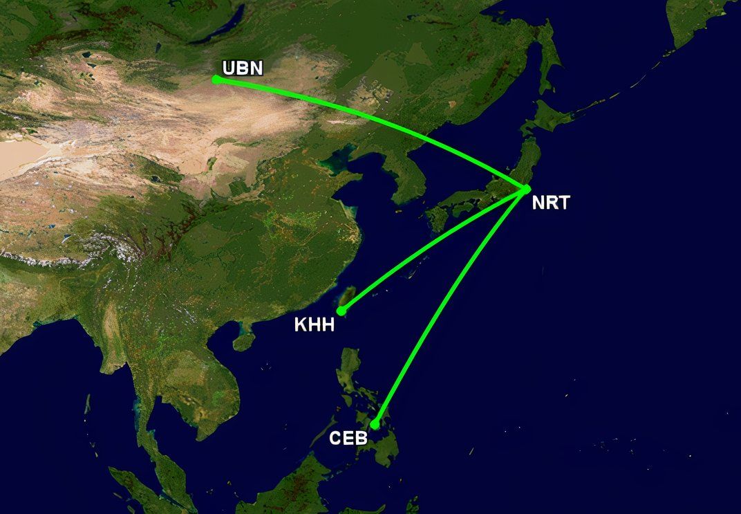 UA's 3 intra-Asian routes from NRT
