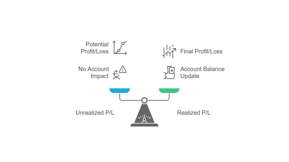 Difference Between Unrealized and Realized P/L