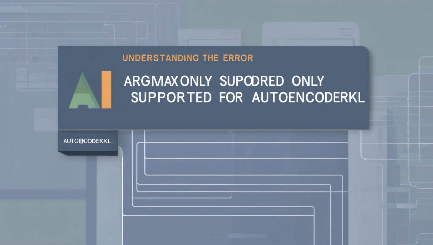 argmax only supported for autoencoderkl