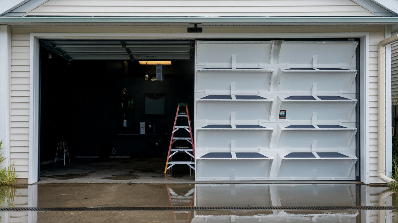 FFNF05TF-GD-W Flood Flaps Garage Door Model White Amazon
