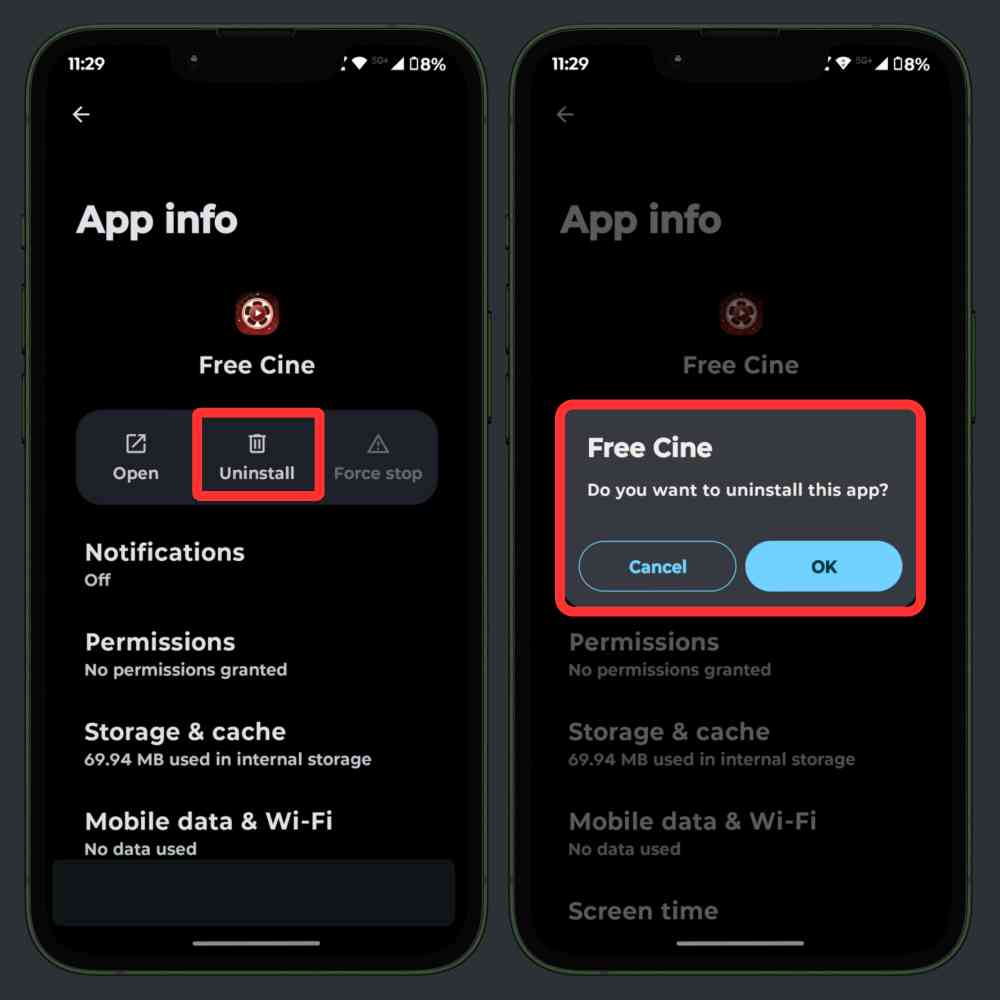 update Freecine 1