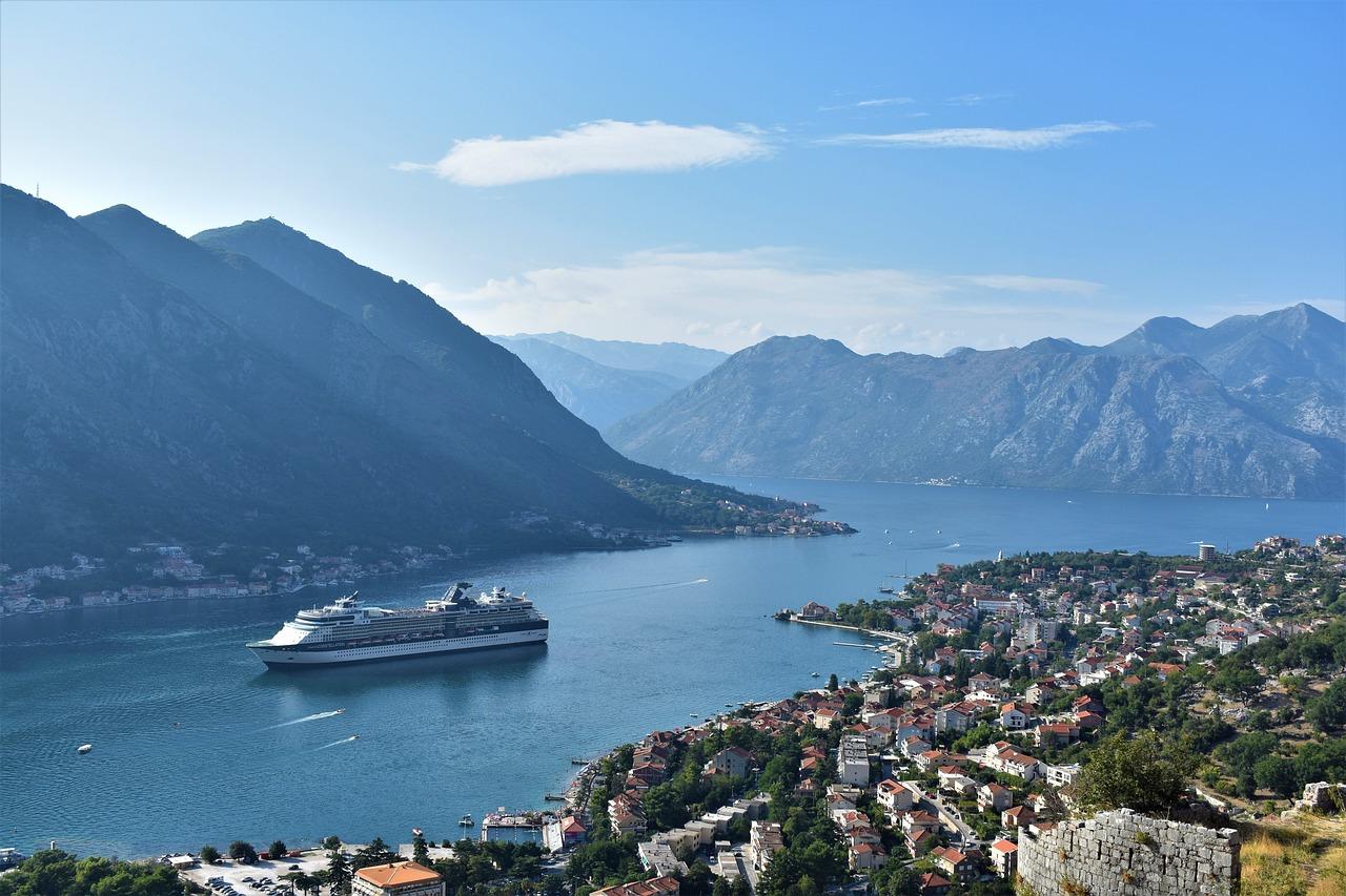 Kotor, Jacht, Cruisen, Buitenshuis, Berg