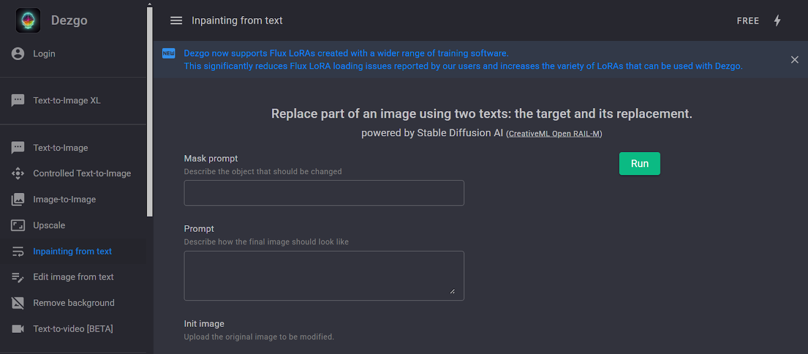 Inpainting (AI-Powered Editing)