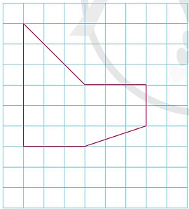 A graph paper with a drawing of a triangle

Description automatically generated