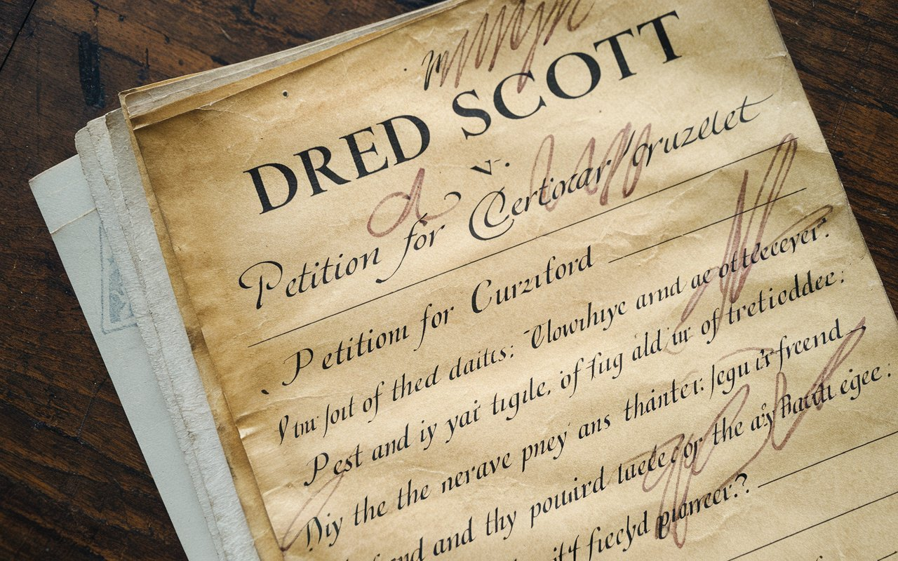 Dred Scott V Sandford Petition For Certiorari Quizlet