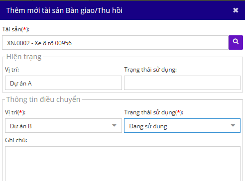  Hướng dẫn lập biên bản bàn giao tài sản công ty web