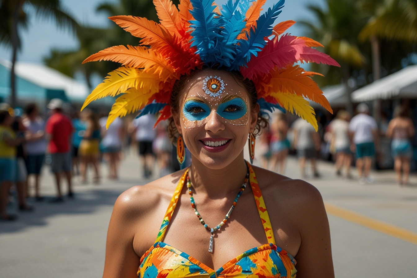 Florida Key West Festival Kyd Paint Costume