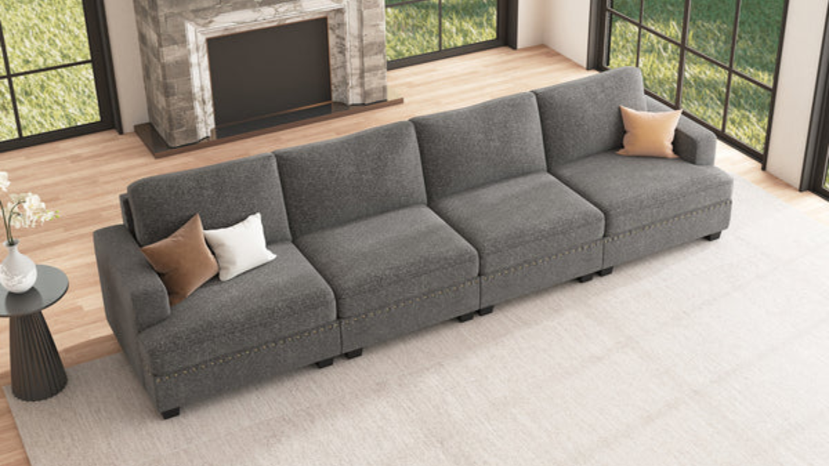 Chenille Modular Sectional