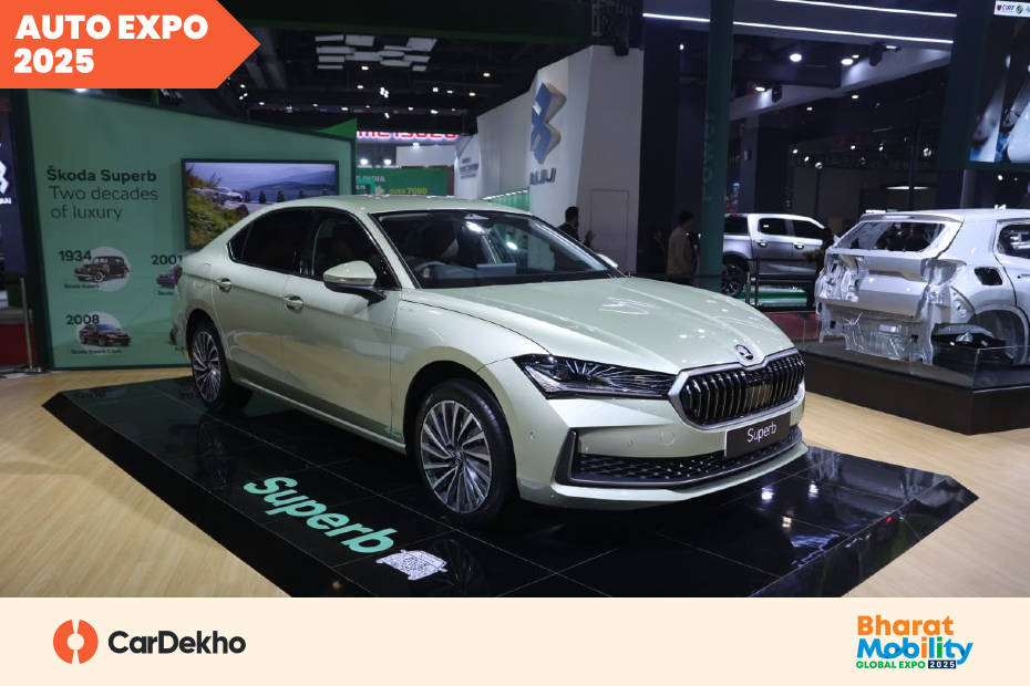 New Skoda Superb revealed at auto expo 2025