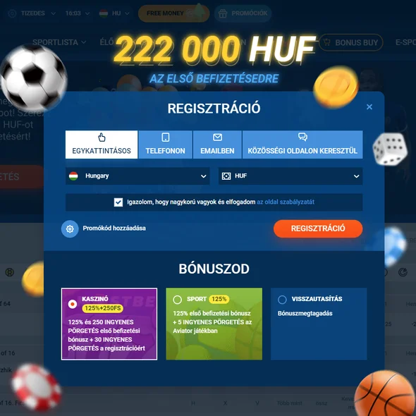 Regisztráció a Mostbet 