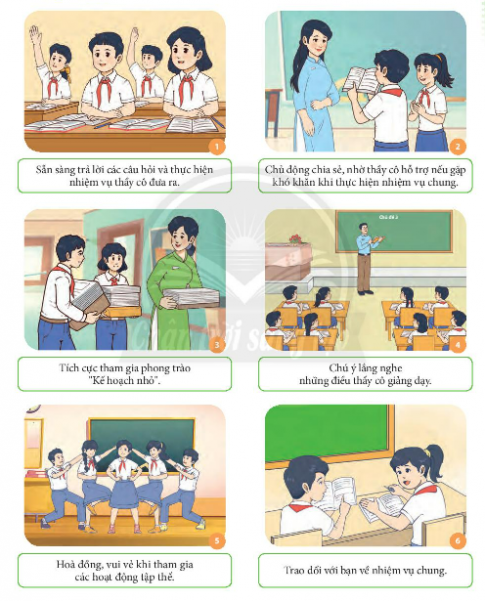 A group of images of a teacher and students

Description automatically generated