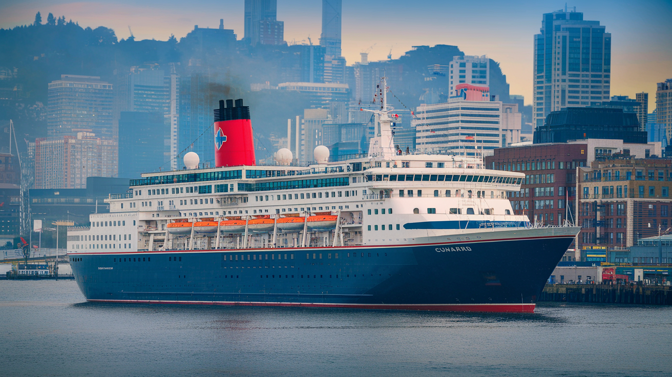 Cunard Europe-America by W.S. Bylitylis