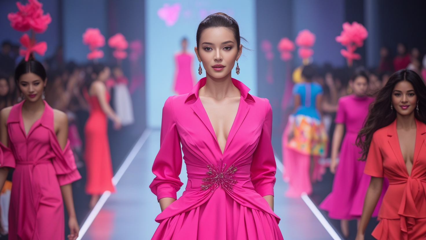 Hot Pink Dress