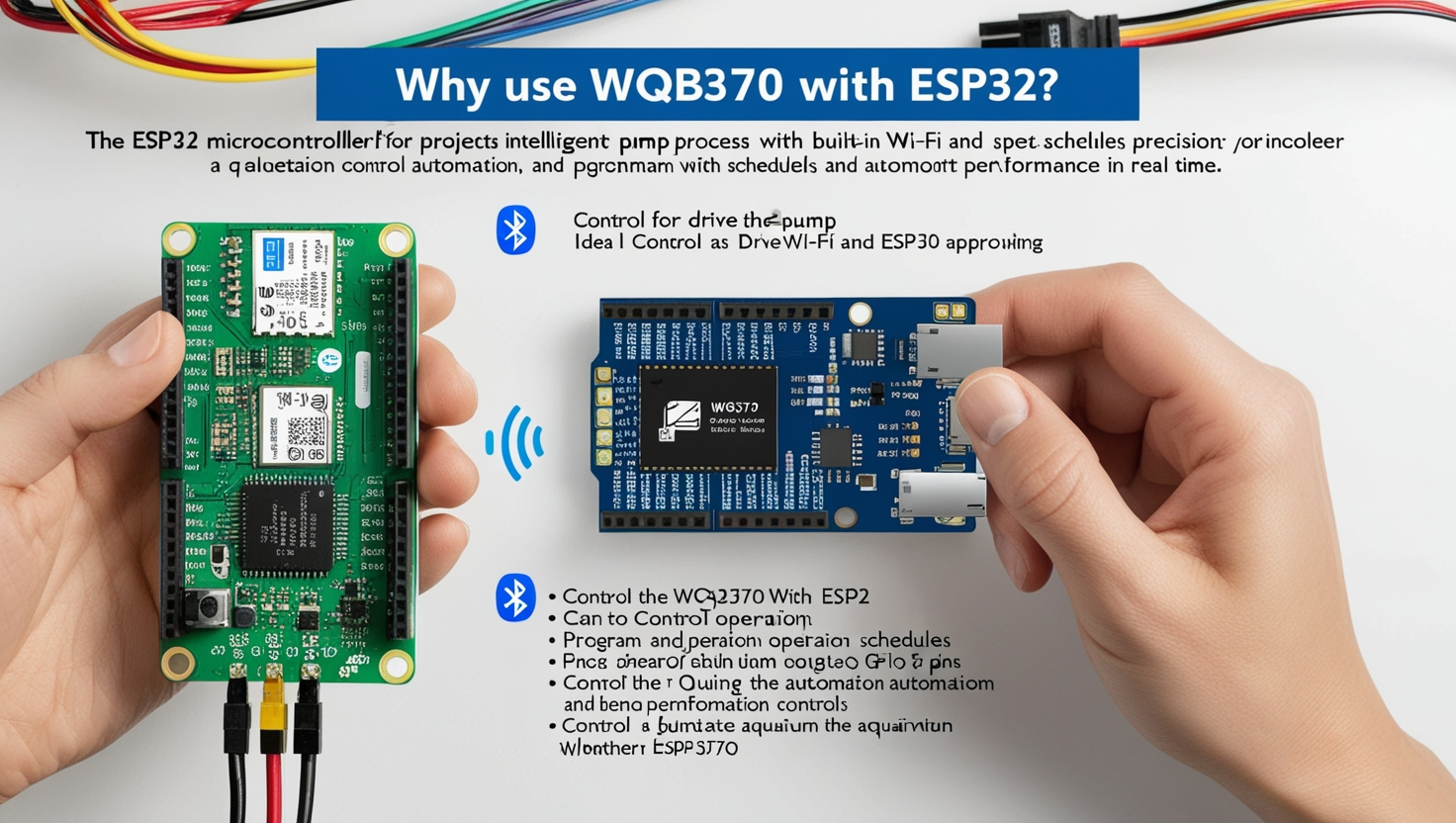 Drive a WQB370 with ESP32