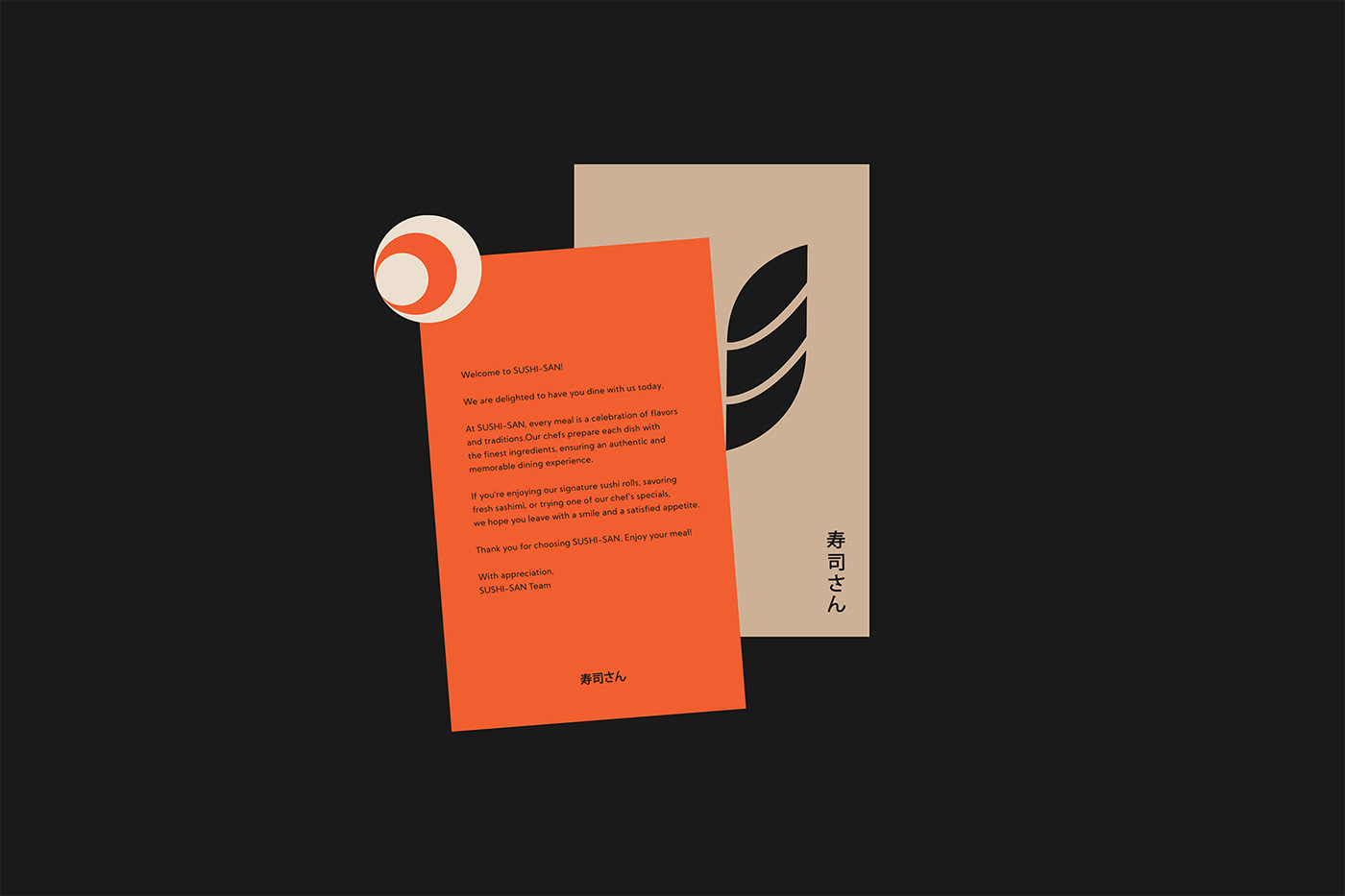 Image from the Branding and Visual Identity for Sushi-San PH article on Abduzeedo