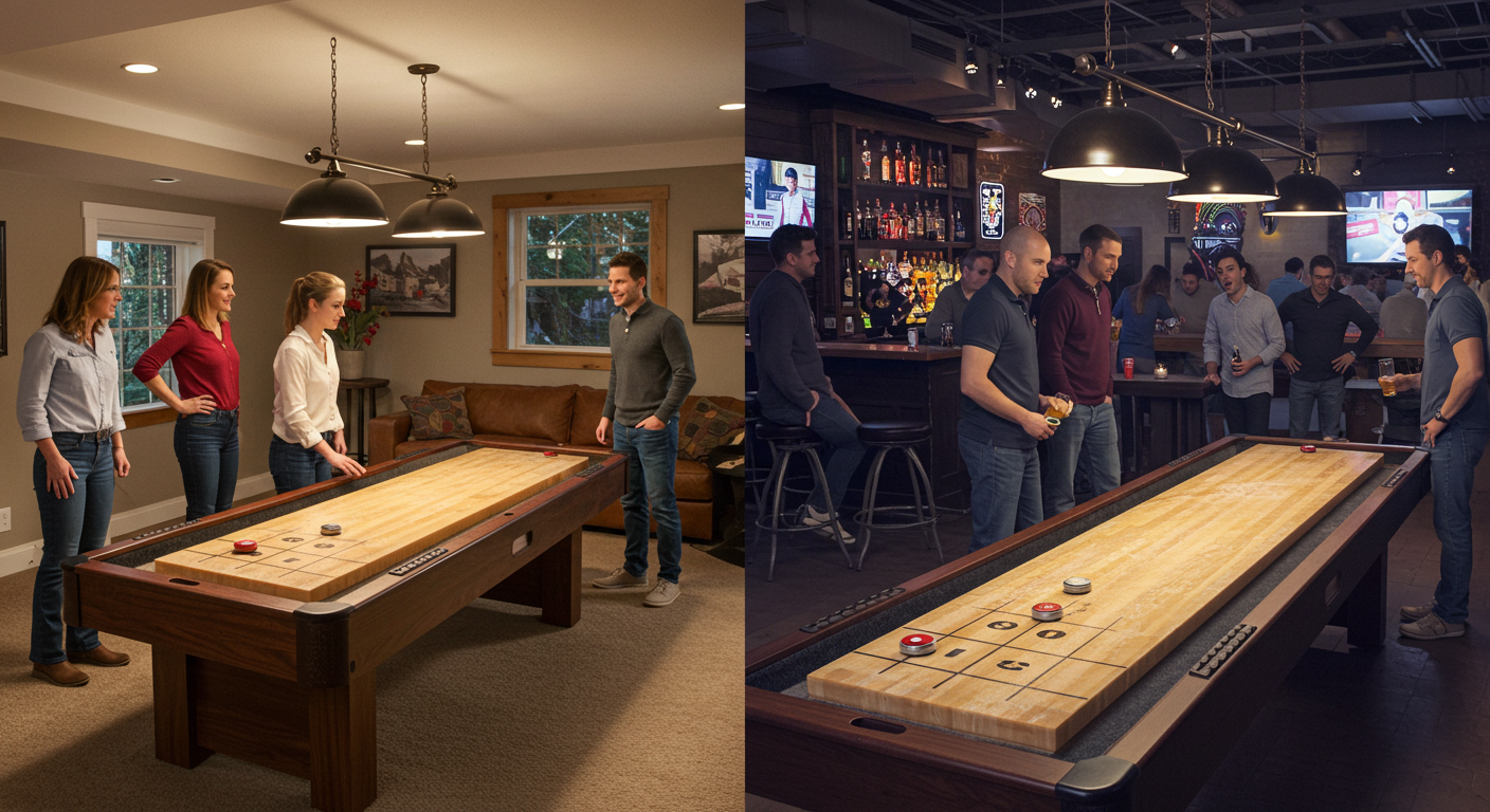Home use vs. Commercial Use - Shuffleboard Table