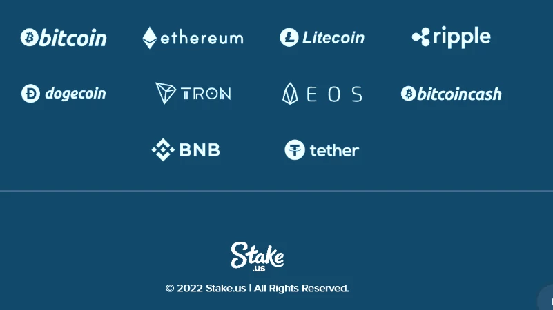 Payment methods on Stake.us