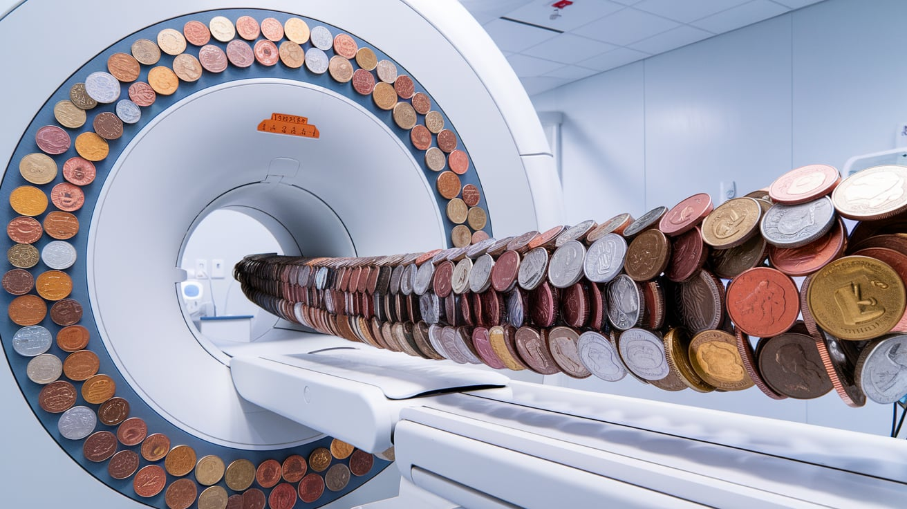 Coins in MRI 