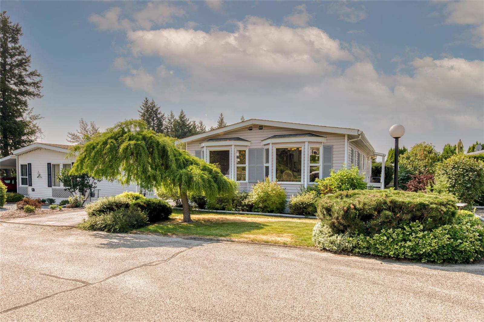 A home in Crystal Springs Mobile Home Park in West Kelowna