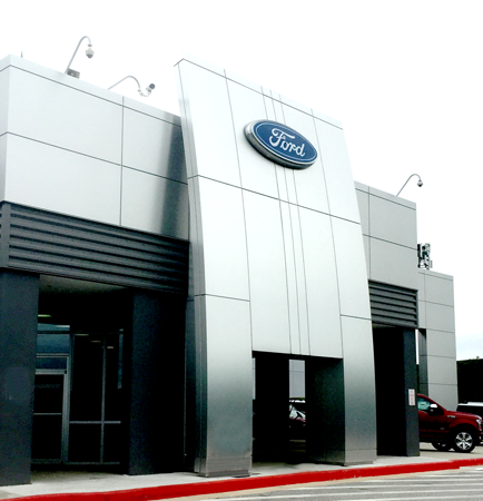 Al Packer Ford auto shop.