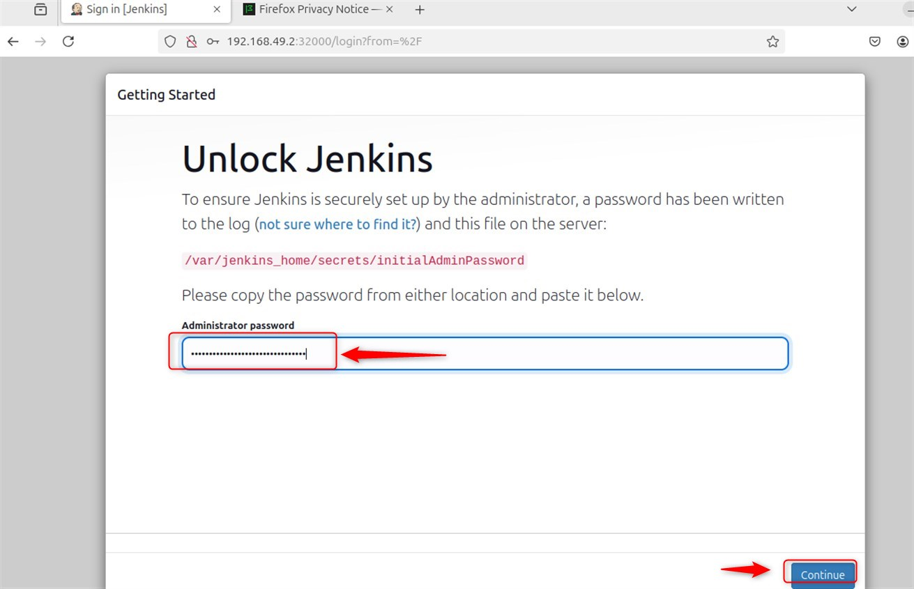 unlock jenkins