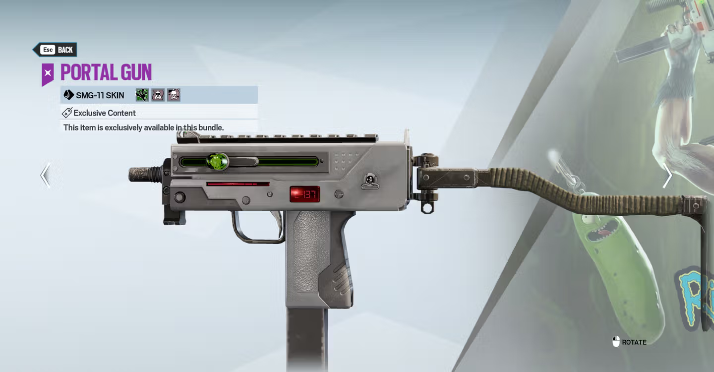 Portal Gun SMG-11 Skin