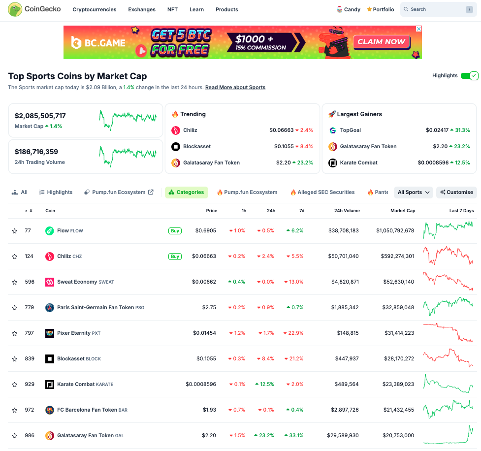 How Crypto Impacts the Sports Industry