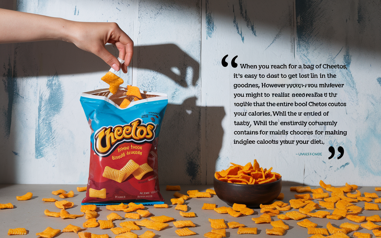 The entire bag of Cheetos contains 900 calories