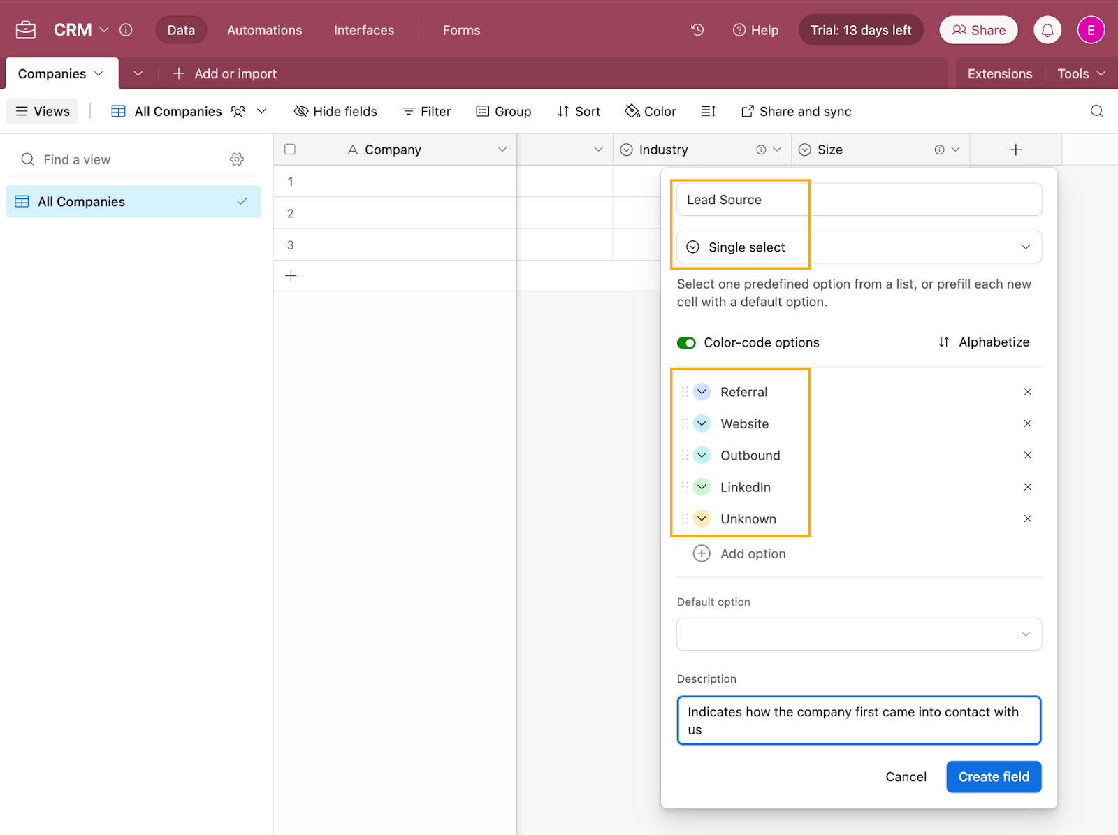 Airtable Basics: Build a simple CRM to store client data