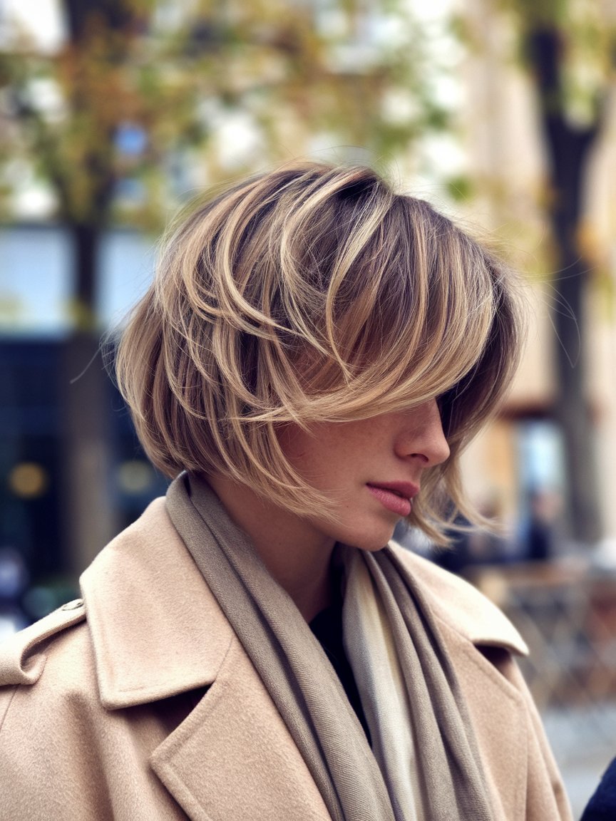 2. Bright Blonde Bob Cut