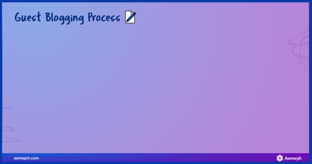 Step-by-step visual outlining the process of gaining backlinks through guest blogging.