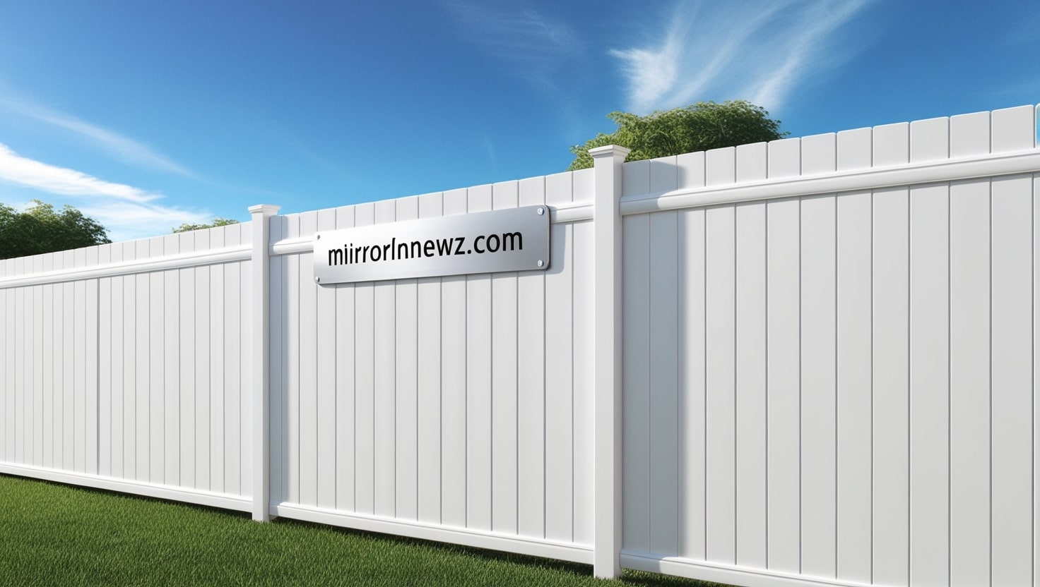 Glendale 4 ft. H x 8 ft. W White Vinyl Fence