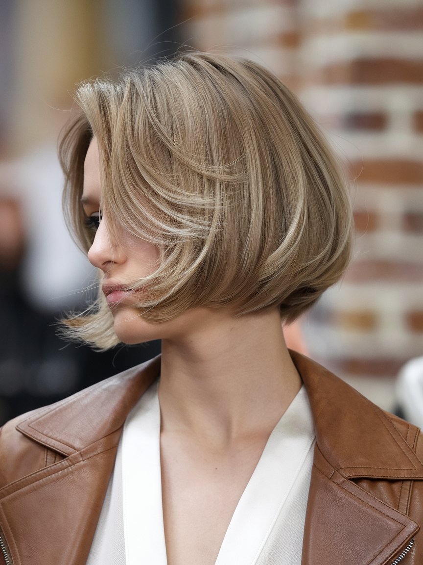 10. Short Bob with Volume