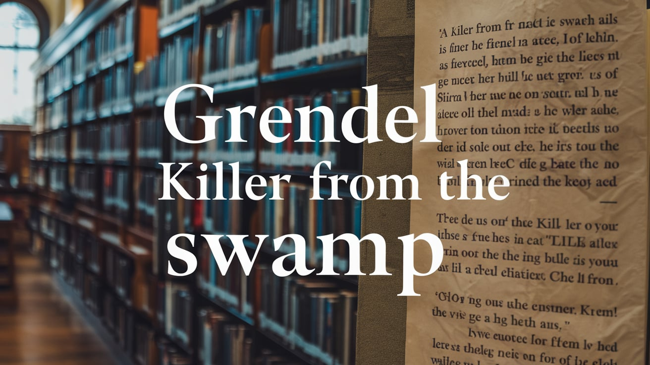 quotes of Grendel being depicted as a killer