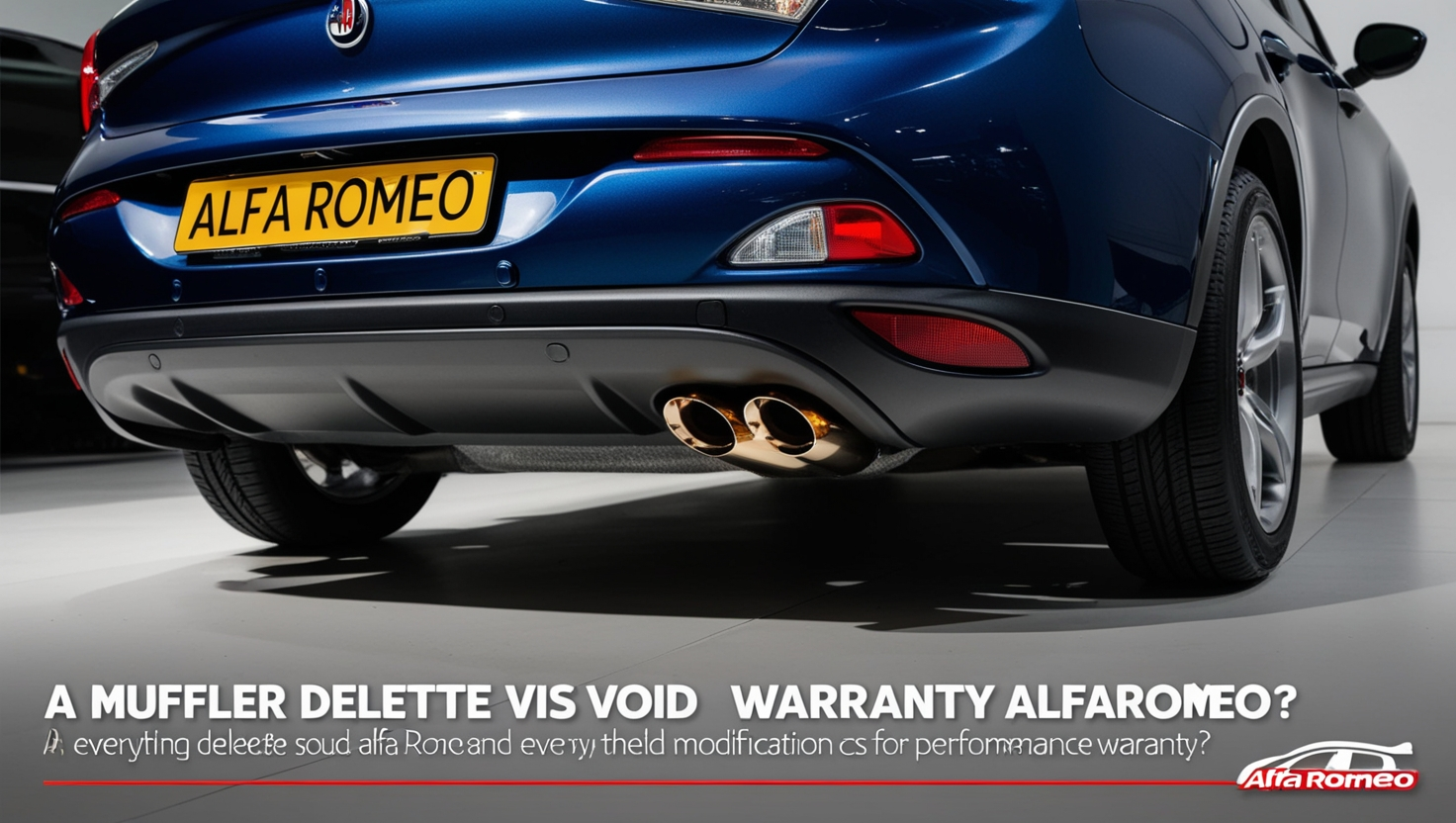 Does a Muffler Delete Void Warranty Alfaromeo: A Comprehensive Guide