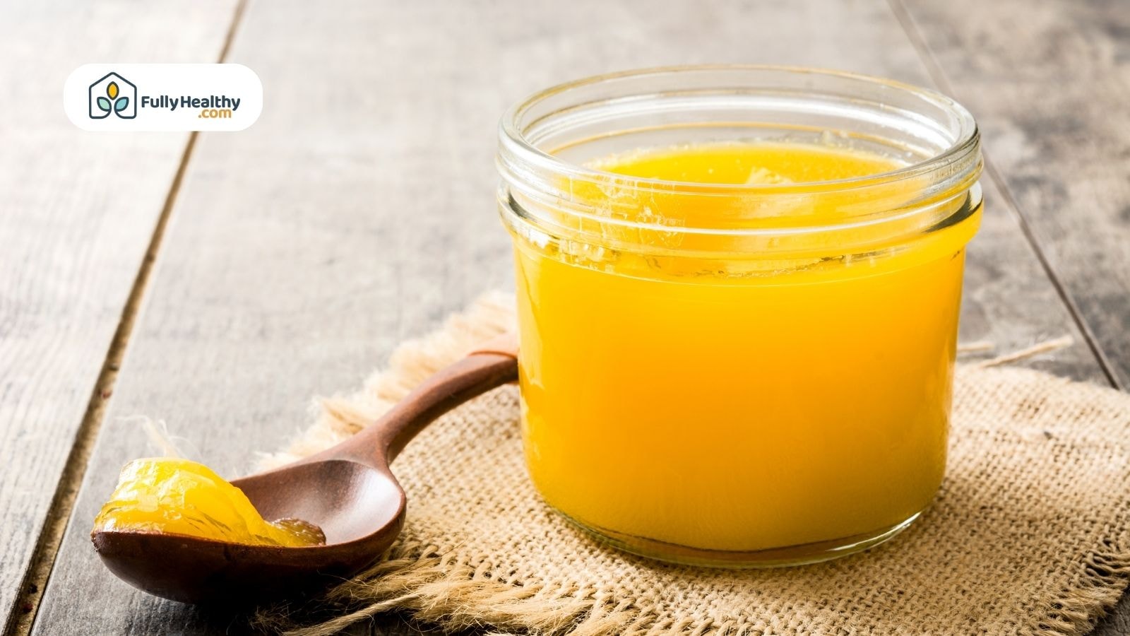 Gee butter in a jar
