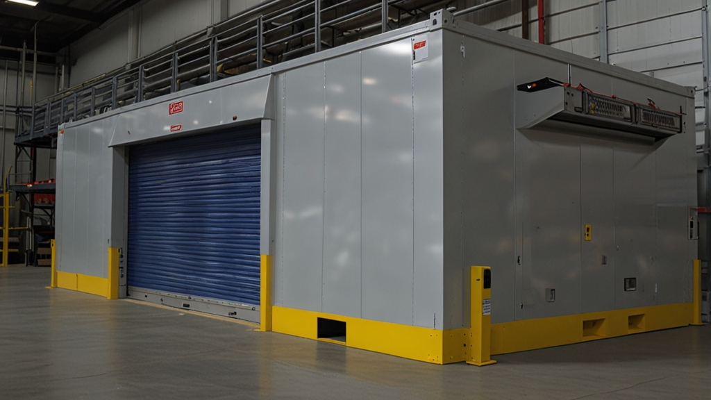 10 x 40 loading dock with climate control storage