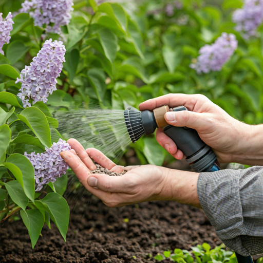 Watering and Fertilizing Syringa Flowers