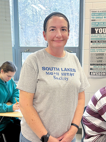 South Lakes High School math teacher Emily Burrell. 