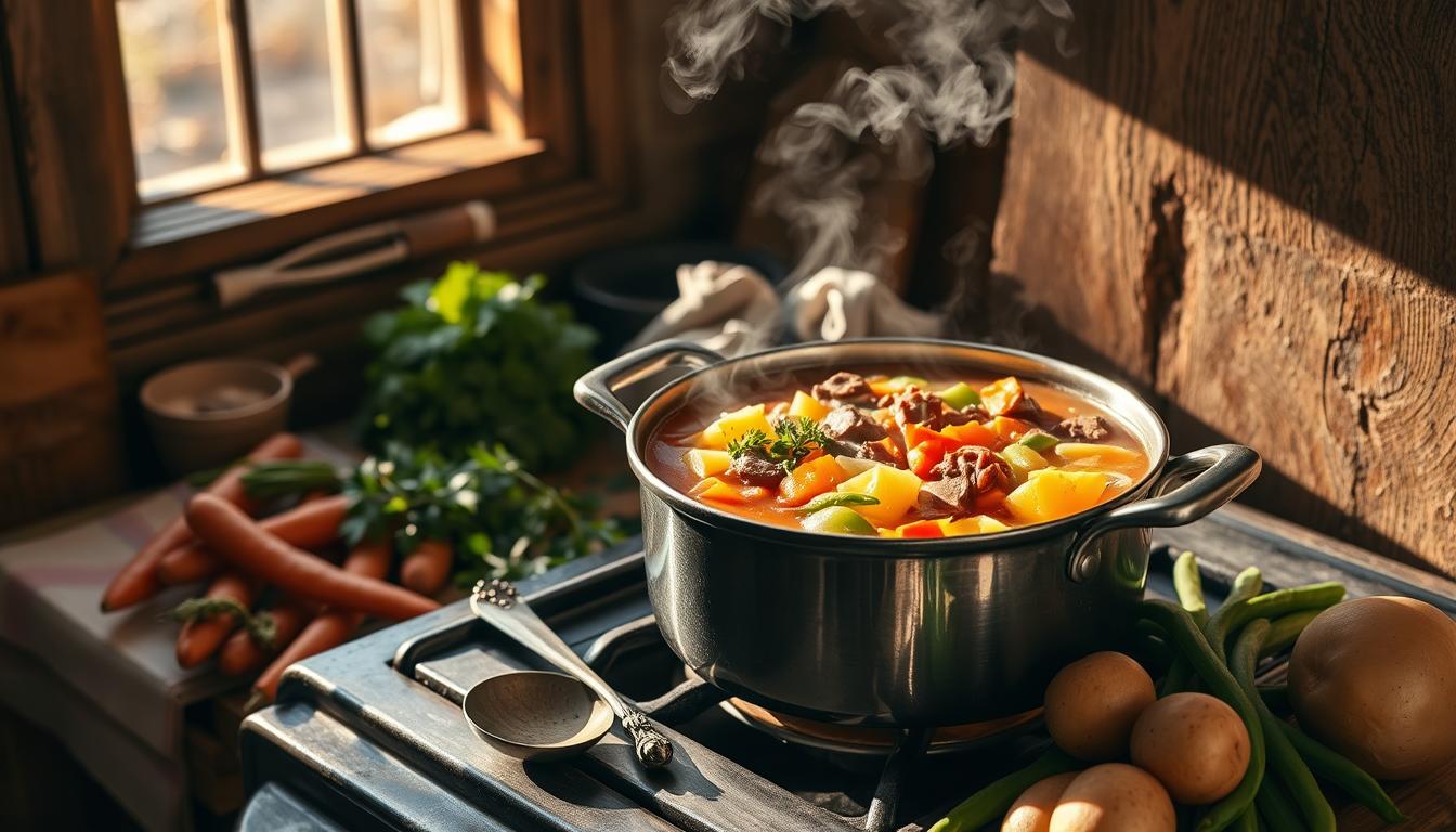 old fashioned vegetable beef soup recipe