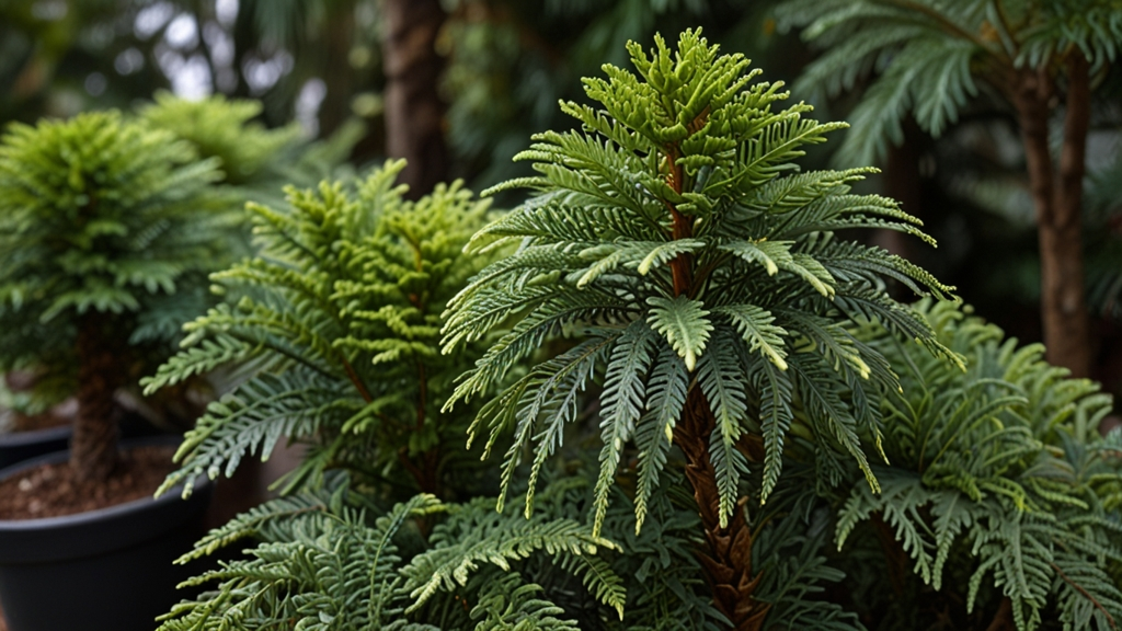 norfolk island pine monocot or dicot